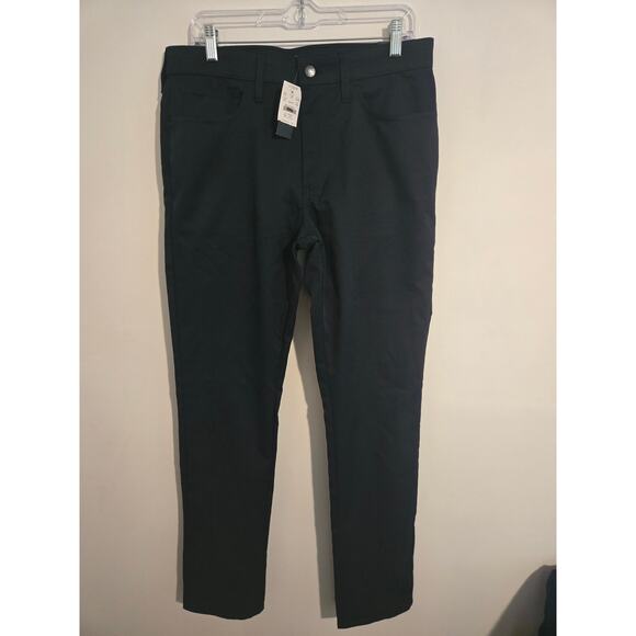 NWOT J.Crew Straight-fit five-pocket tech pant in navy size 32x34 mens. - Picture 1 of 4